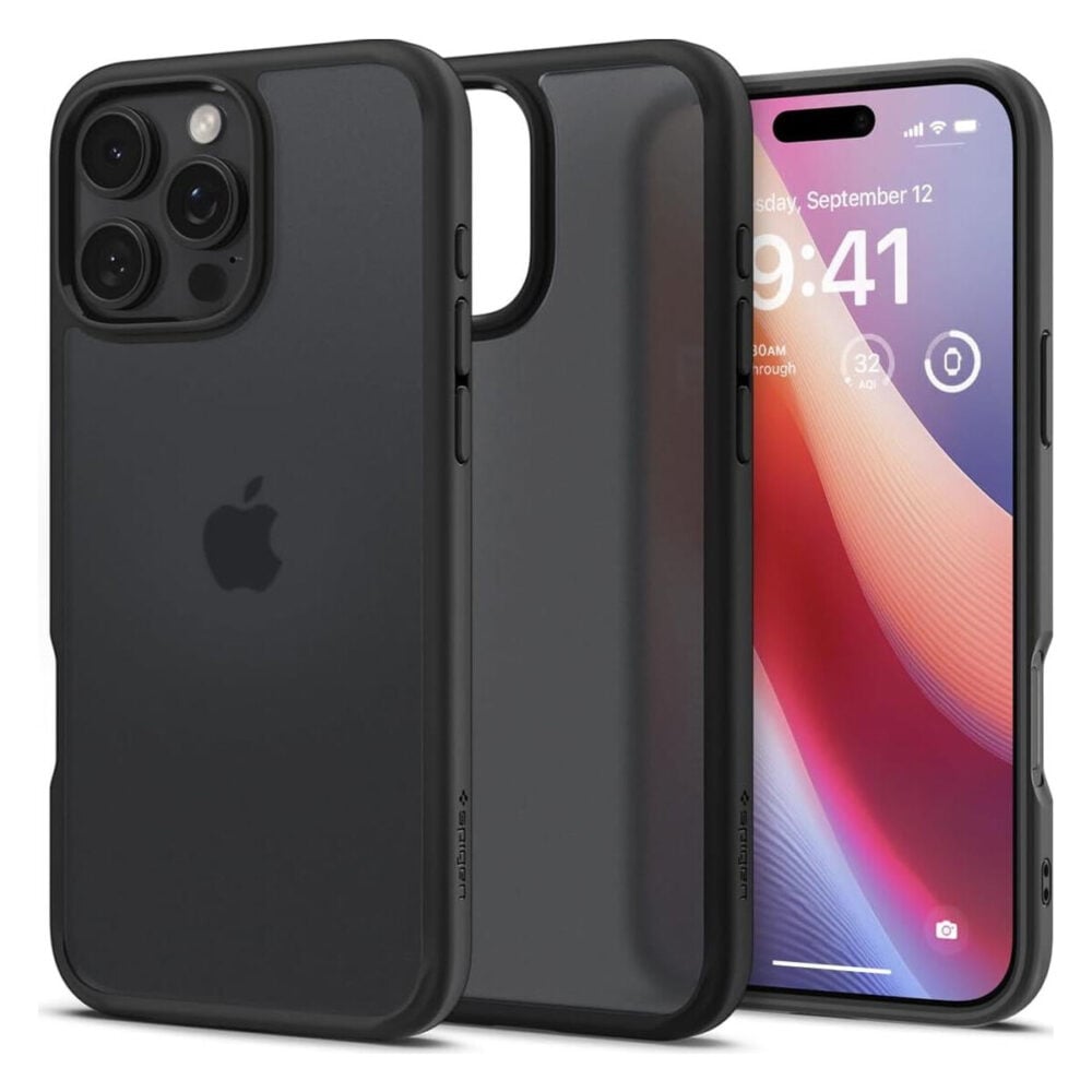 Spigen® Ultra Hybrid™ ACS07995 iPhone 16 Pro Max Case - Frost Black