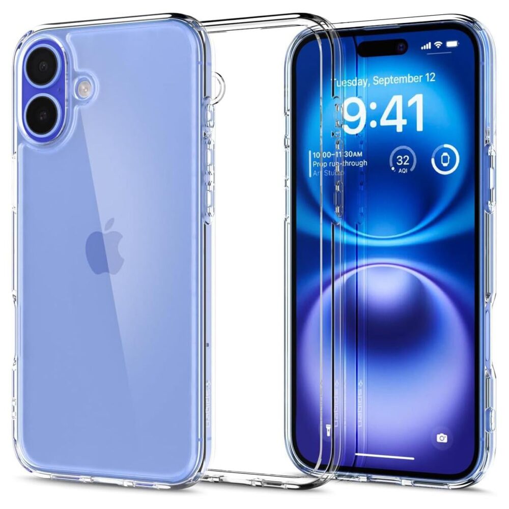 Spigen® Ultra Hybrid™ ACS08069 iPhone 16 Plus Case - Crystal Clear