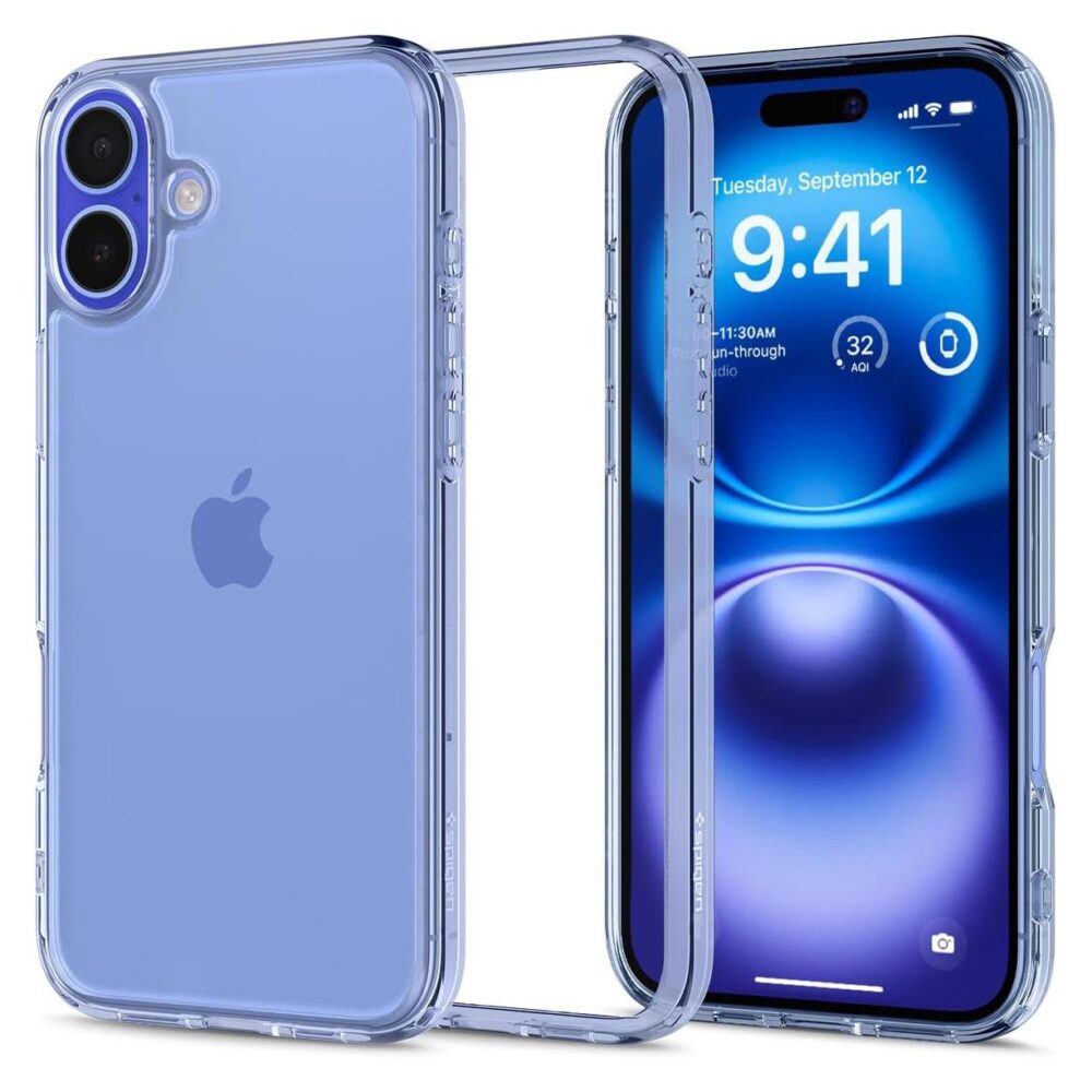 Spigen® Ultra Hybrid™ ACS08074 iPhone 16 Plus Case - Sky Crystal