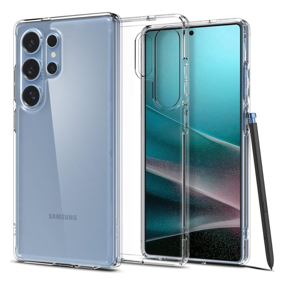Spigen® Ultra Hybrid™ ACS08961 Samsung Galaxy S25 Ultra Case - Crystal Clear