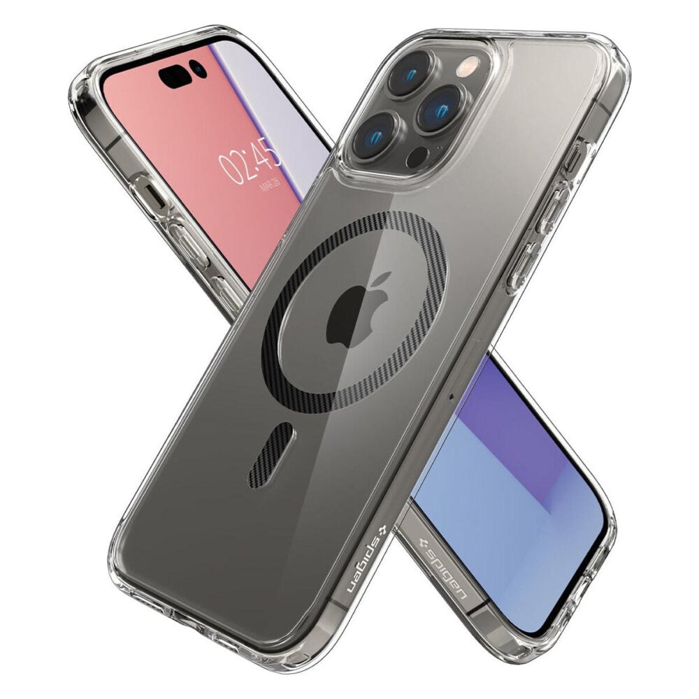 Spigen® Ultra Hybrid™ (MagFit) ACS04971 iPhone 14 Pro Case - Carbon Fiber