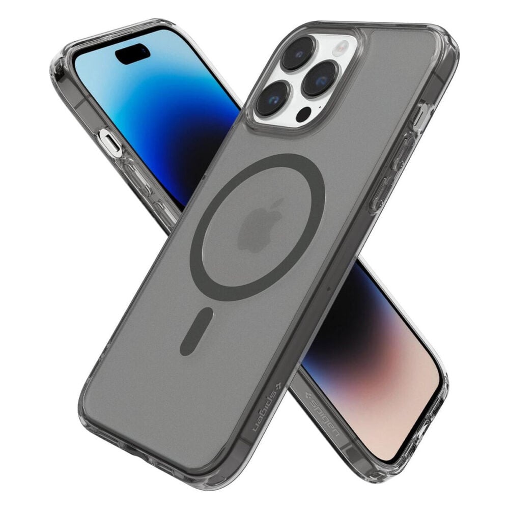 Spigen® Ultra Hybrid™ (MagFit) ACS05586 iPhone 14 Pro Case - Frost Black
