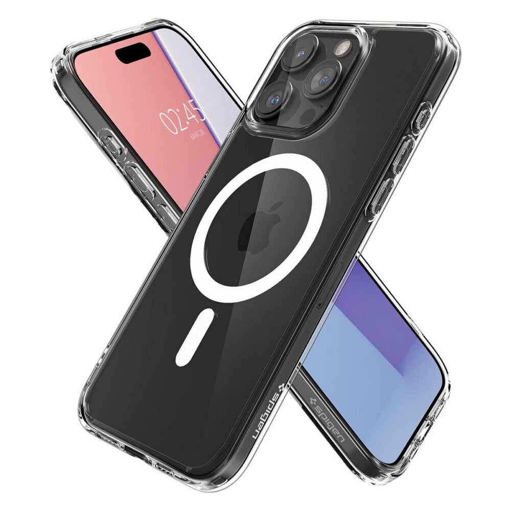 Spigen® Ultra Hybrid™ (MagFit) ACS06576 iPhone 15 Pro Max Case - White