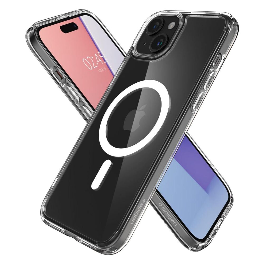 Spigen® Ultra Hybrid™ (MagFit) ACS06802 iPhone 15 Case - White