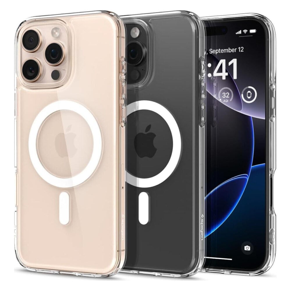 Spigen® Ultra Hybrid™ (MagFit) ACS07998 iPhone 16 Pro Max Case - White