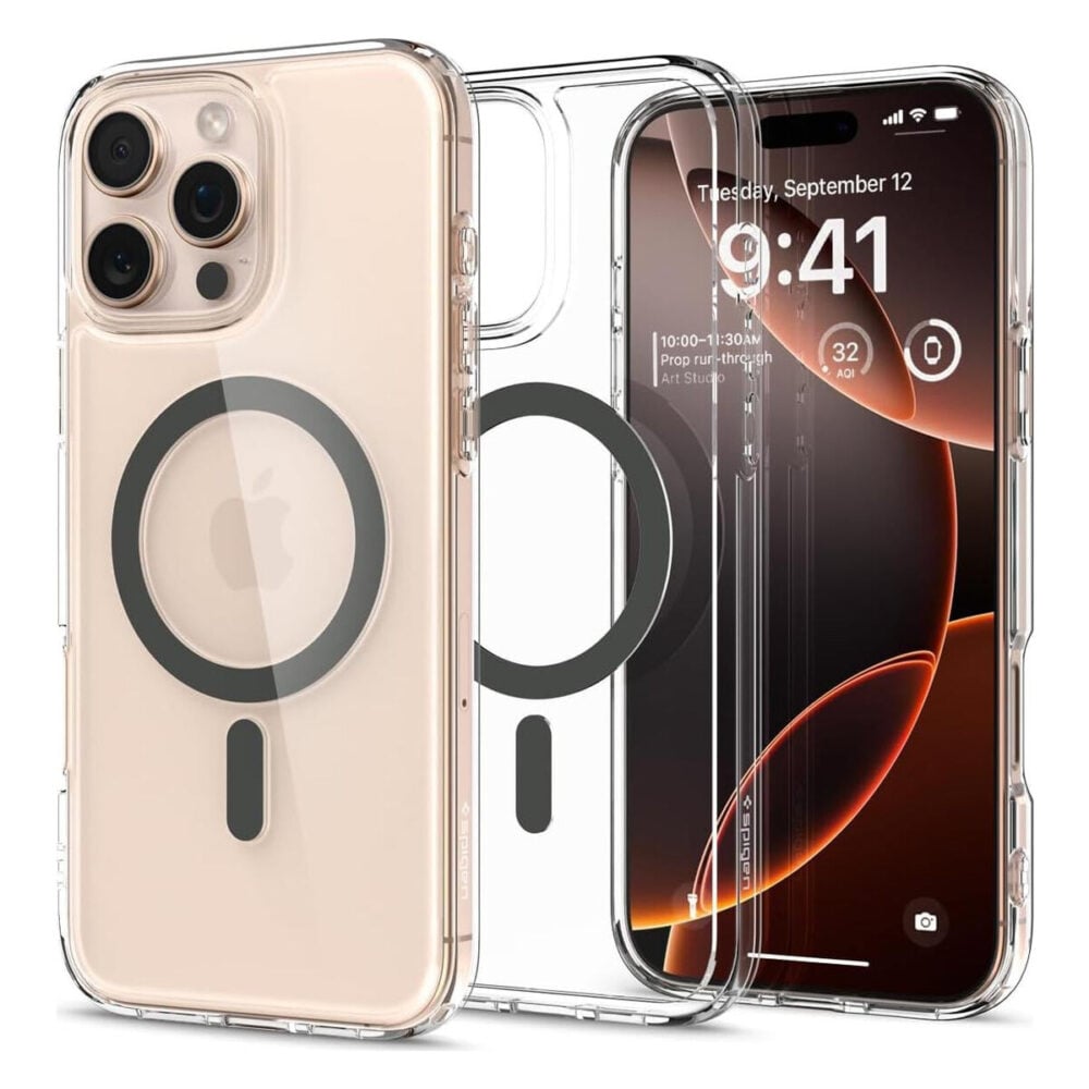 Spigen® Ultra Hybrid™ (MagFit) ACS07999 iPhone 16 Pro Max Case - Graphite