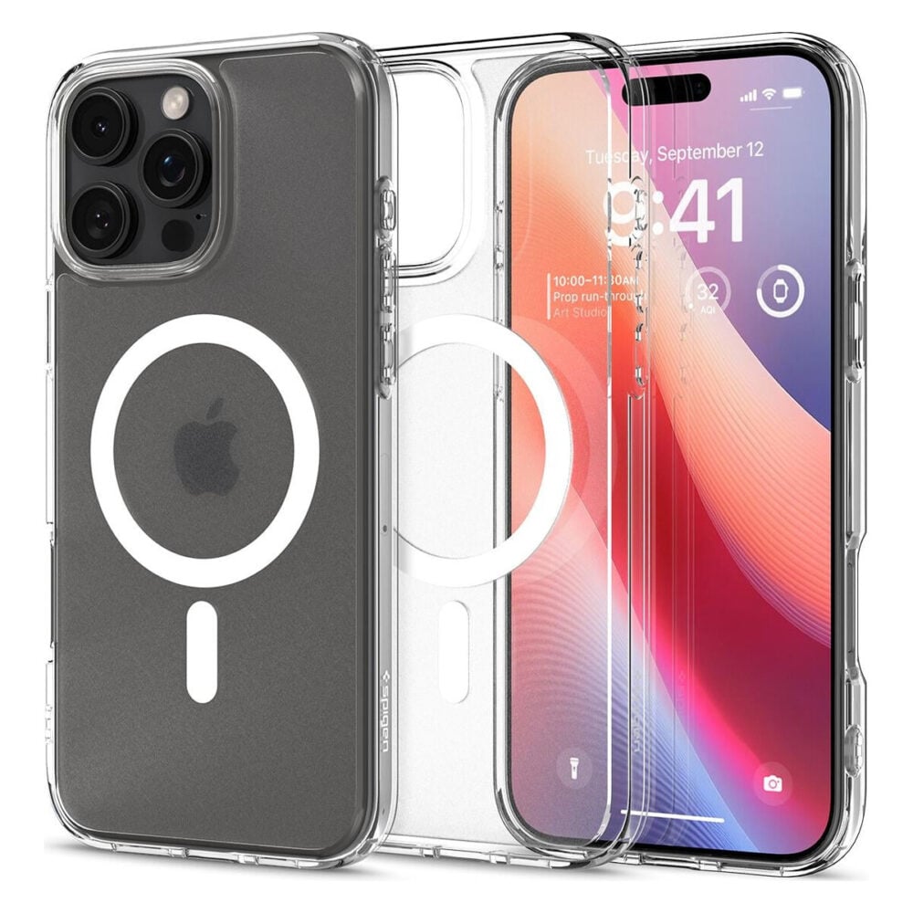 Spigen® Ultra Hybrid™ (MagFit) ACS08002 iPhone 16 Pro Max Case - Frost Clear