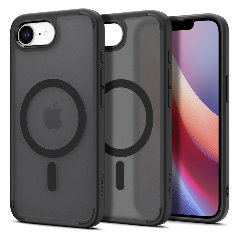 Spigen® Ultra Hybrid™ (MagFit) ACS09144 iPhone 16e Case - Frost Black