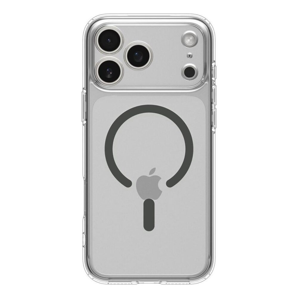 Spigen® Ultra Hybrid™ (MagFit) ACS10347 iPhone 17 Pro Case - Clear Graphite