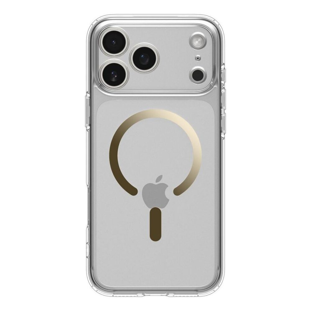 Spigen® Ultra Hybrid™ (MagFit) ACS10348 iPhone 17 Pro Case - Clear Gold