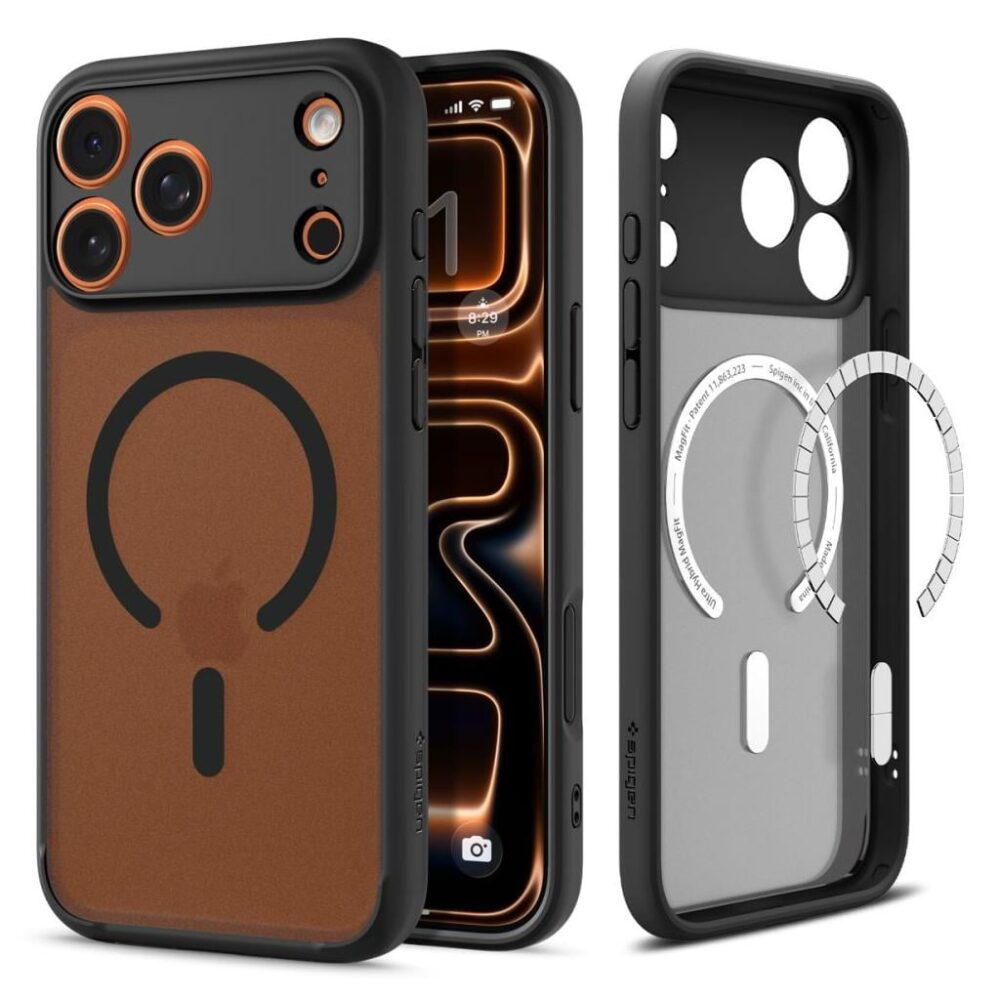 Spigen® Ultra Hybrid™ (MagFit) ACS10349 iPhone 17 Pro Case - Frost Black