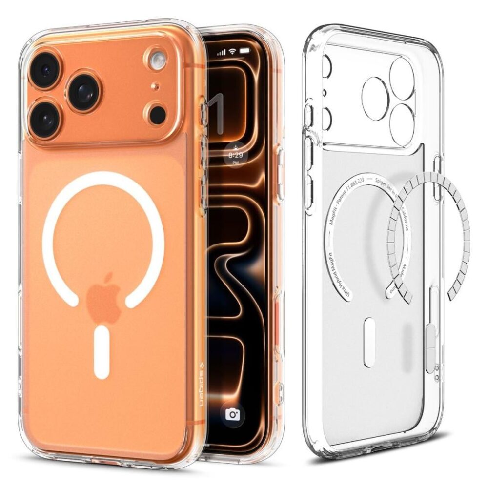 Spigen® Ultra Hybrid™ (MagFit) ACS10350 iPhone 17 Pro Case - Frost White