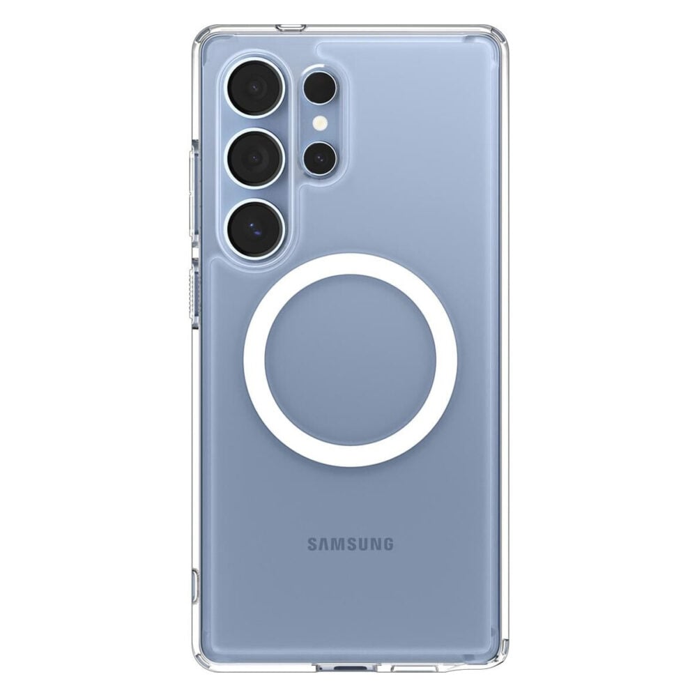 Spigen® Ultra Hybrid™ (MagFit) ACS08956 Samsung Galaxy S25 Ultra Case - Clear White