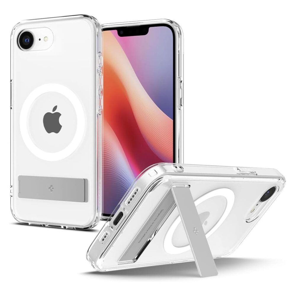 Spigen® Ultra Hybrid™ S (MagFit) ACS09148 iPhone 16e Case - Clear White