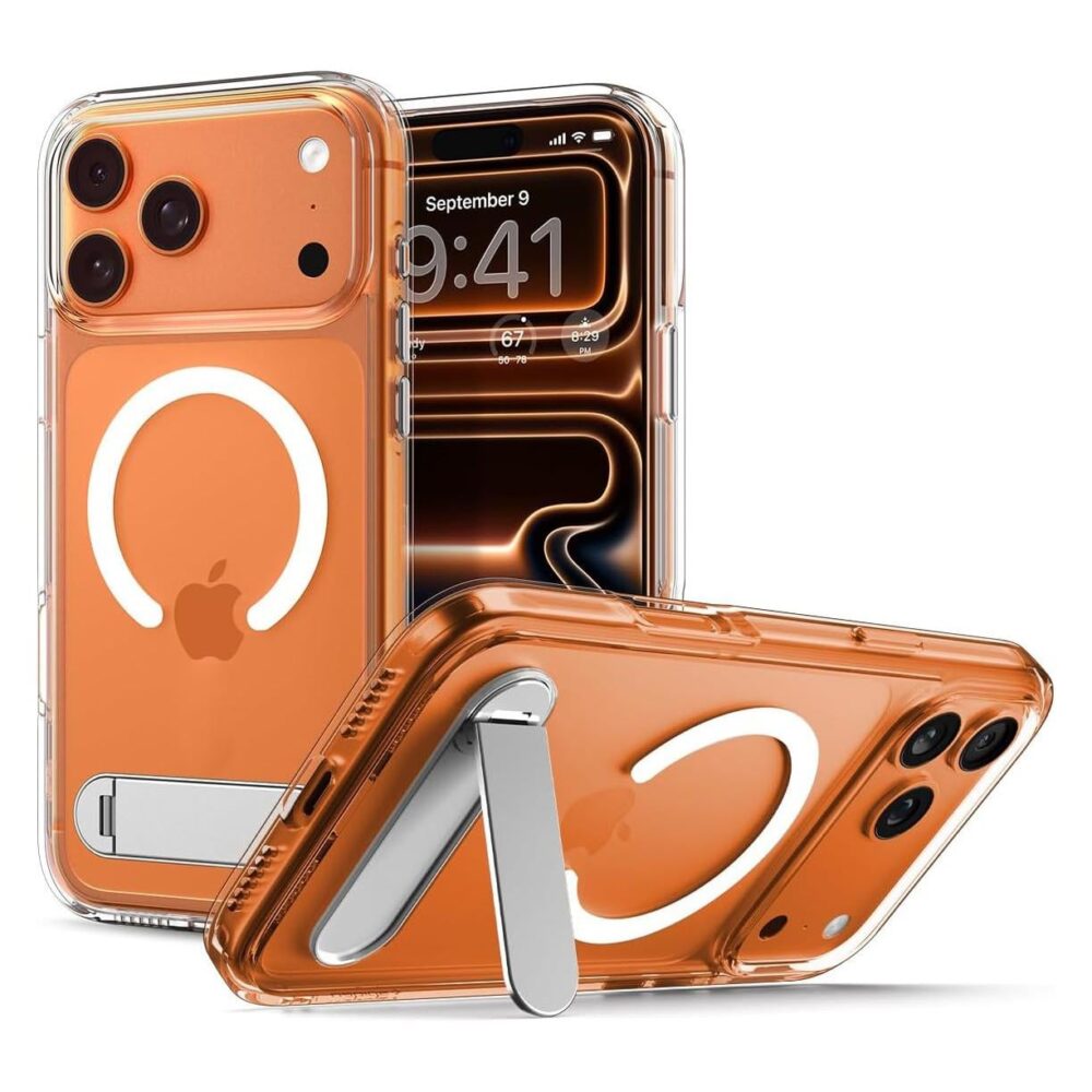 Spigen® Ultra Hybrid™ S (MagFit) ACS09893 iPhone 17 Pro Max Case - Clear White