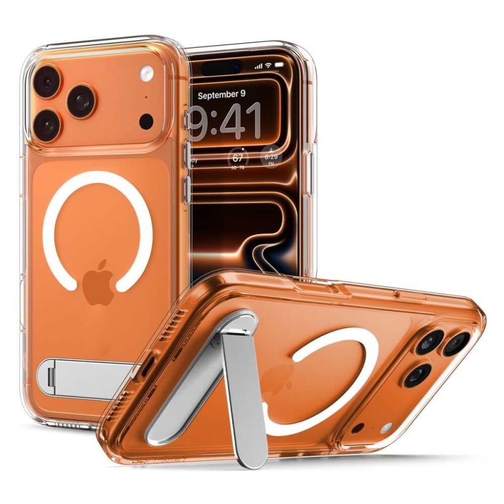 Spigen® Ultra Hybrid™ S (MagFit) ACS09946 iPhone 17 Pro Case - Clear White