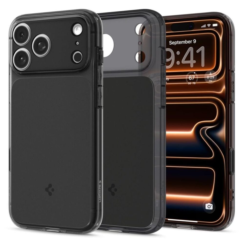 Spigen® Ultra Hybrid™ T (MagFit) ACS10345 iPhone 17 Pro Case - Matte Black