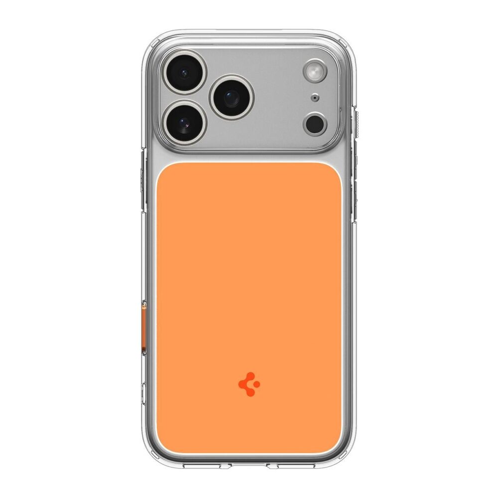 Spigen® Ultra Hybrid™ T (MagFit) ACS10477 iPhone 17 Pro Case - Glossy Orange