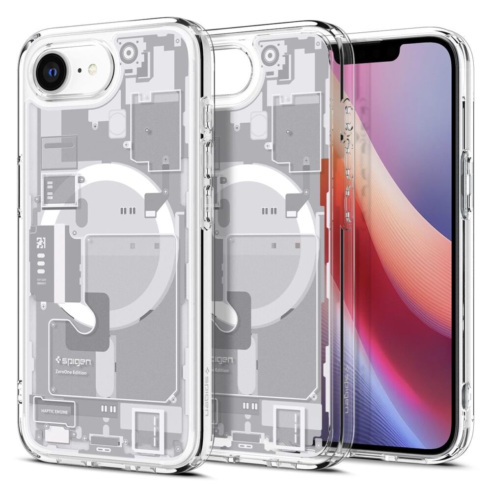 Spigen® Ultra Hybrid™ Zero One (MagFit) ACS09142 iPhone 16e Case - Zero One White