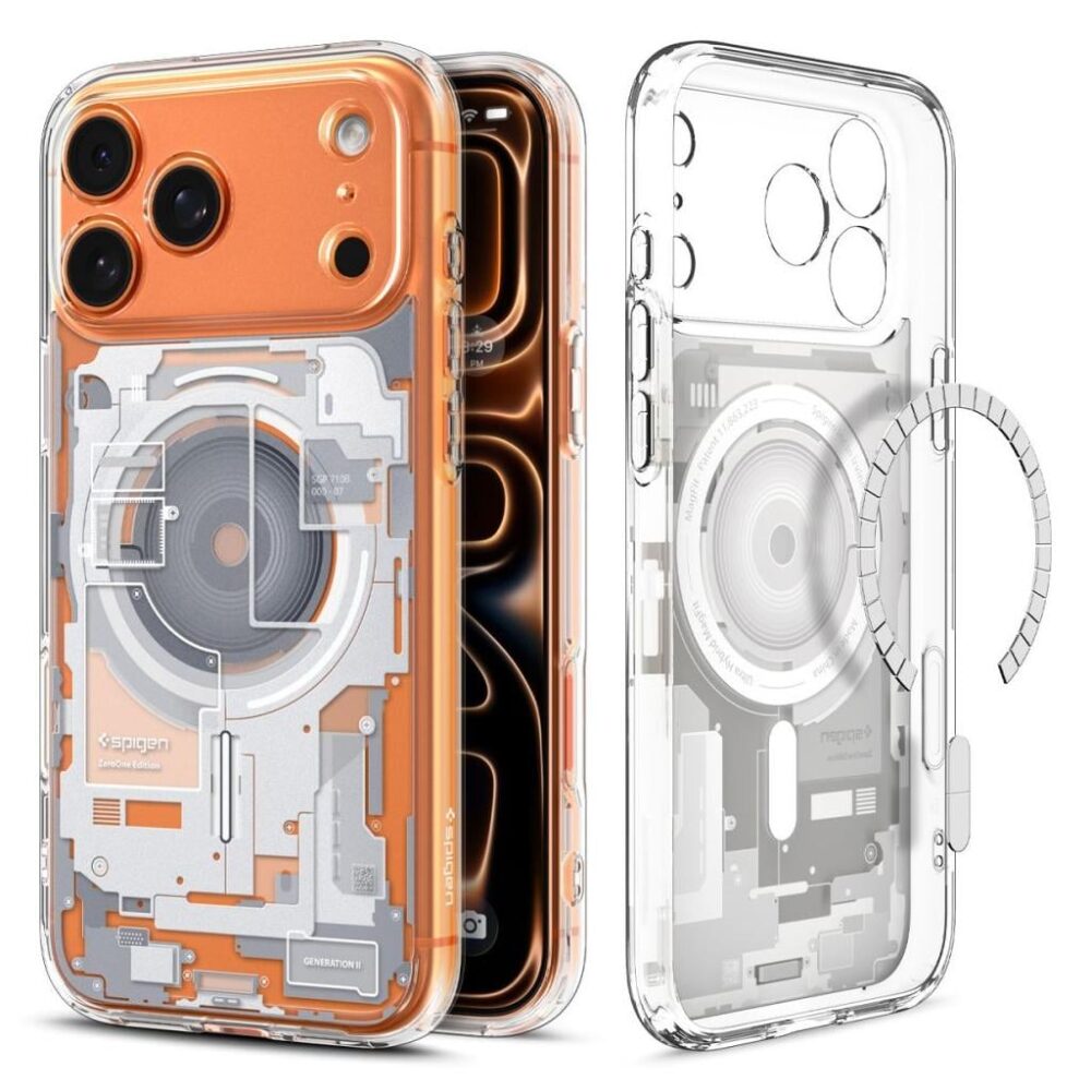 Spigen® Ultra Hybrid™ Zero One (MagFit) ACS10351 iPhone 17 Pro Case - Zero One White