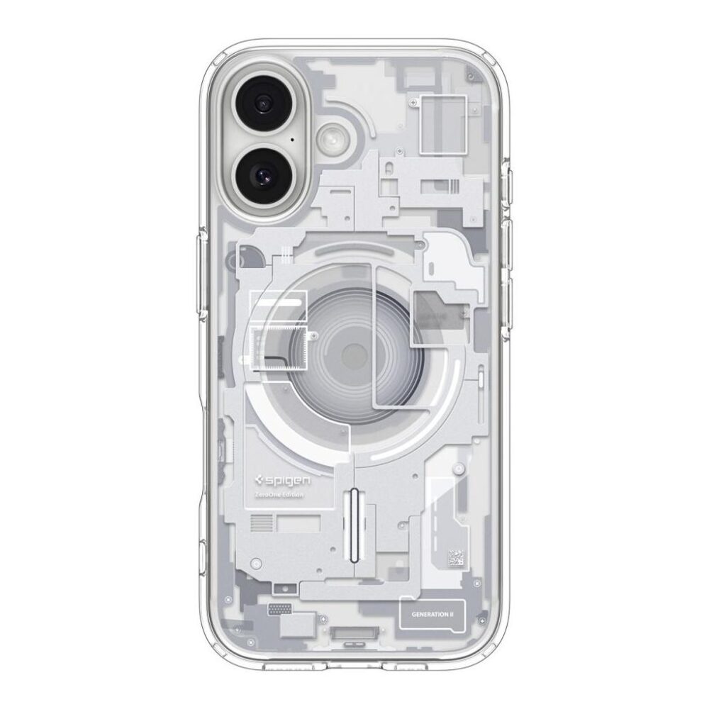 Spigen® Ultra Hybrid™ Zero One (MagFit) ACS10385 iPhone 17 Case - Zero One White
