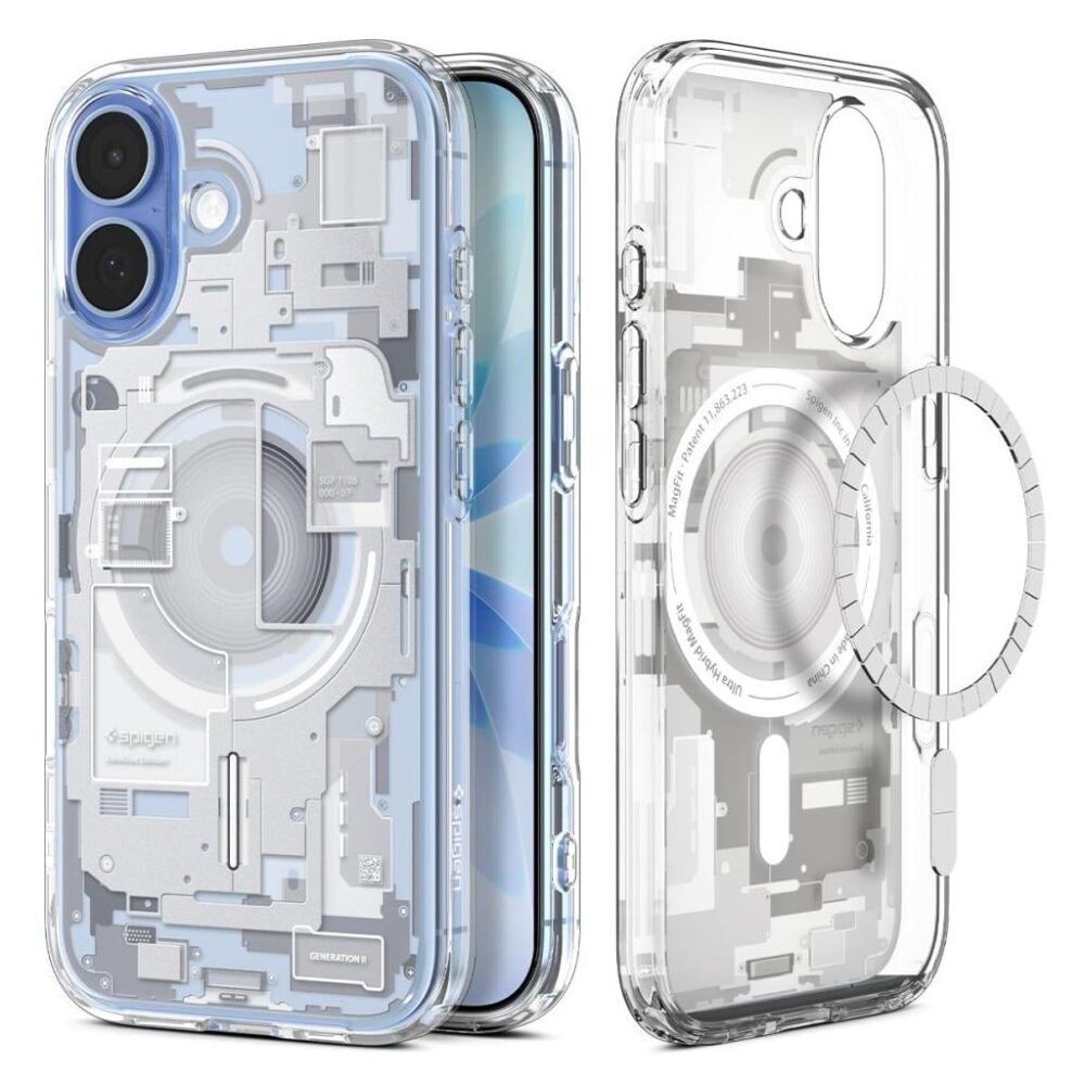 Spigen® Ultra Hybrid™ Zero One (MagFit) ACS10385 iPhone 17 Case - Zero One White