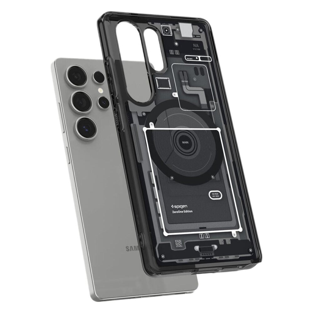 Spigen® Ultra Hybrid™ Zero One (MagFit) ACS08957 Samsung Galaxy S25 Ultra Case - Zero One Black