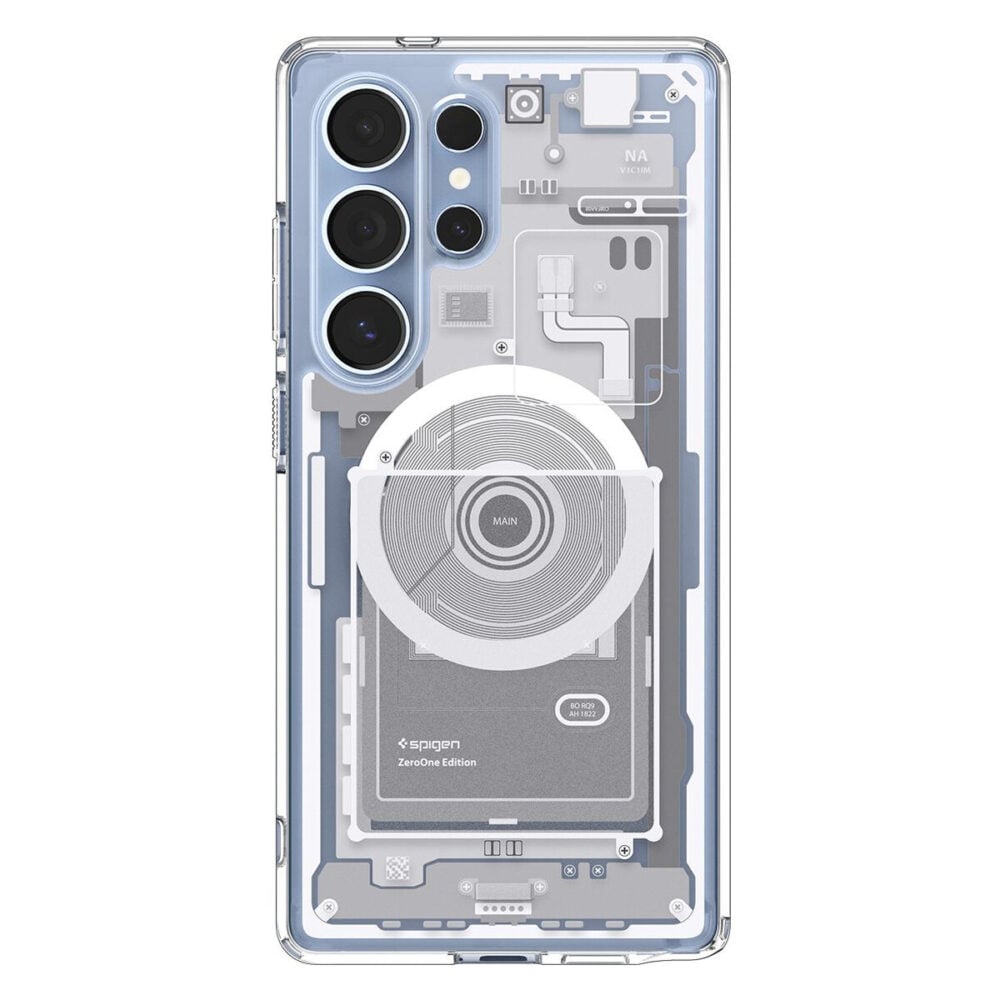 Spigen® Ultra Hybrid™ Zero One (MagFit) ACS08958 Samsung Galaxy S25 Ultra Case - Zero One White