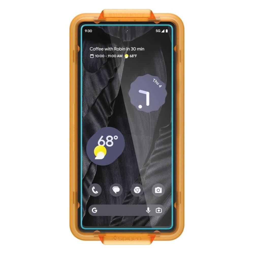 Spigen® (x2 Pack) GLAS.tR™ ALIGNmaster™ AGL05968 Google Pixel 7a Premium Tempered Glass Screen Protector