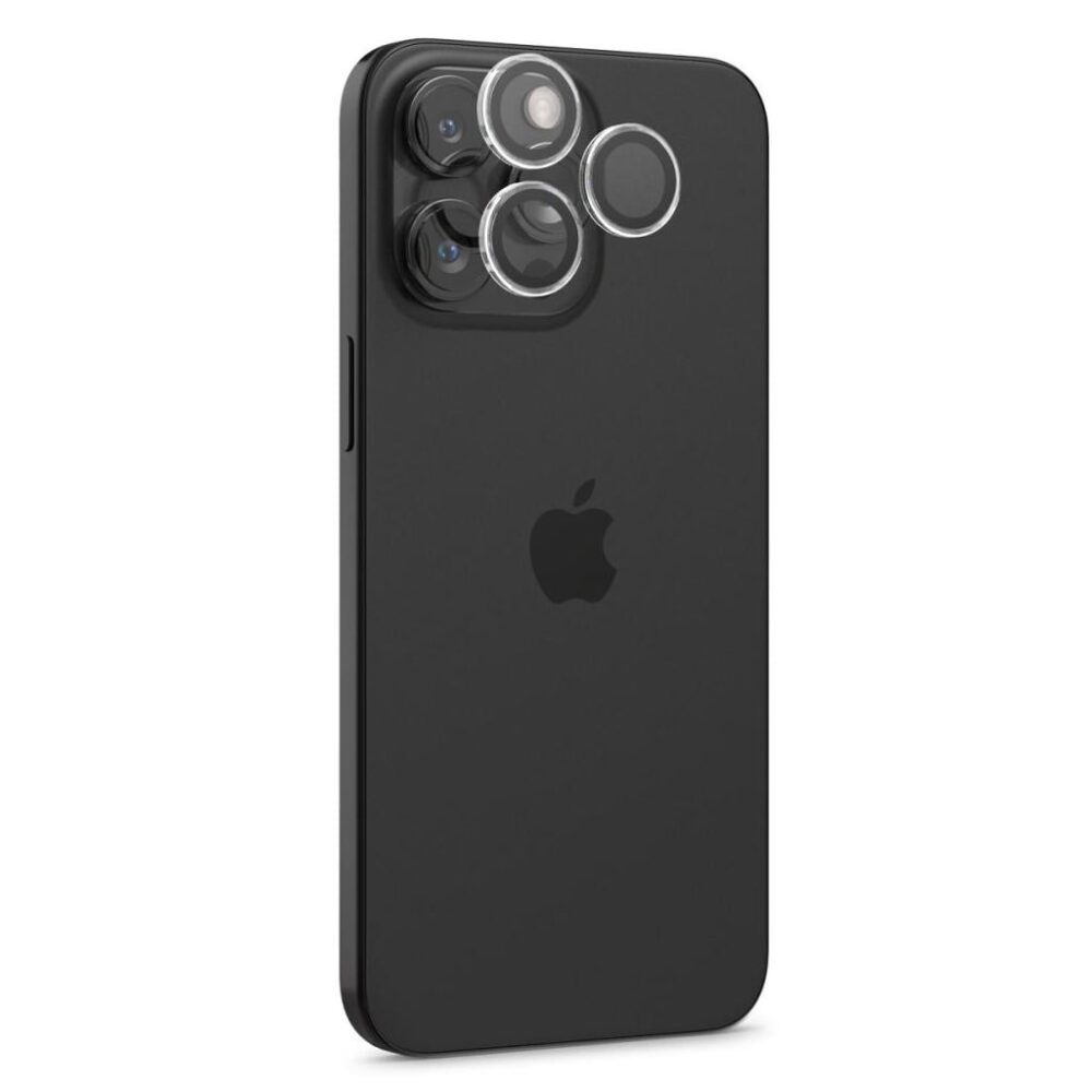 Spigen® (x2.Pack) Glas.tR™ EZ Fit™ Optik Pro AGL06914 iPhone 17 Pro Max | 17 Pro | 16 Pro Max | 16 Pro | 15 Pro Max | 15 Pro | 14 Pro Max | 14 Pro Premium Tempered Glass Camera Lens Protector - Crystal Clear