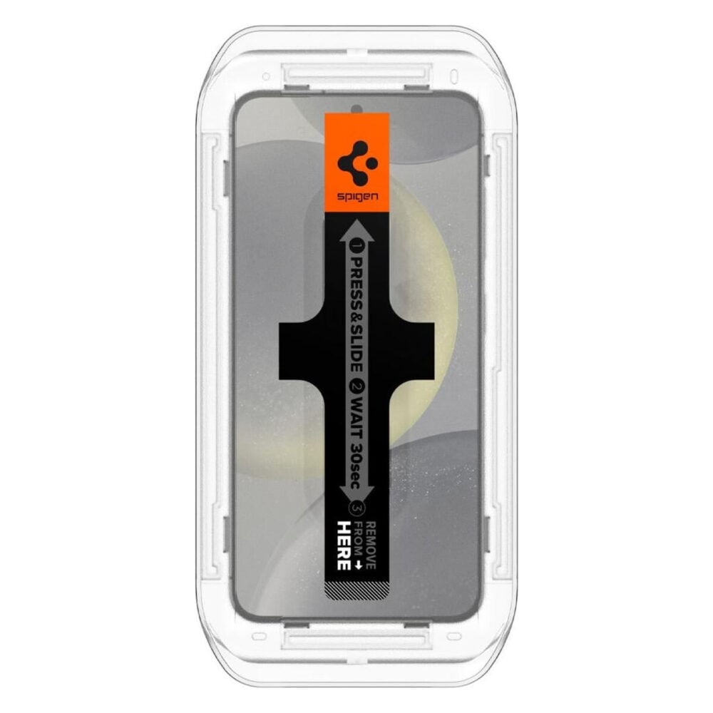 Spigen® (x2.Pack) GLAS.tR™ EZ Fit™ Privacy AGL07626 Samsung Galaxy S24+ Plus Premium Tempered Glass Screen Protector