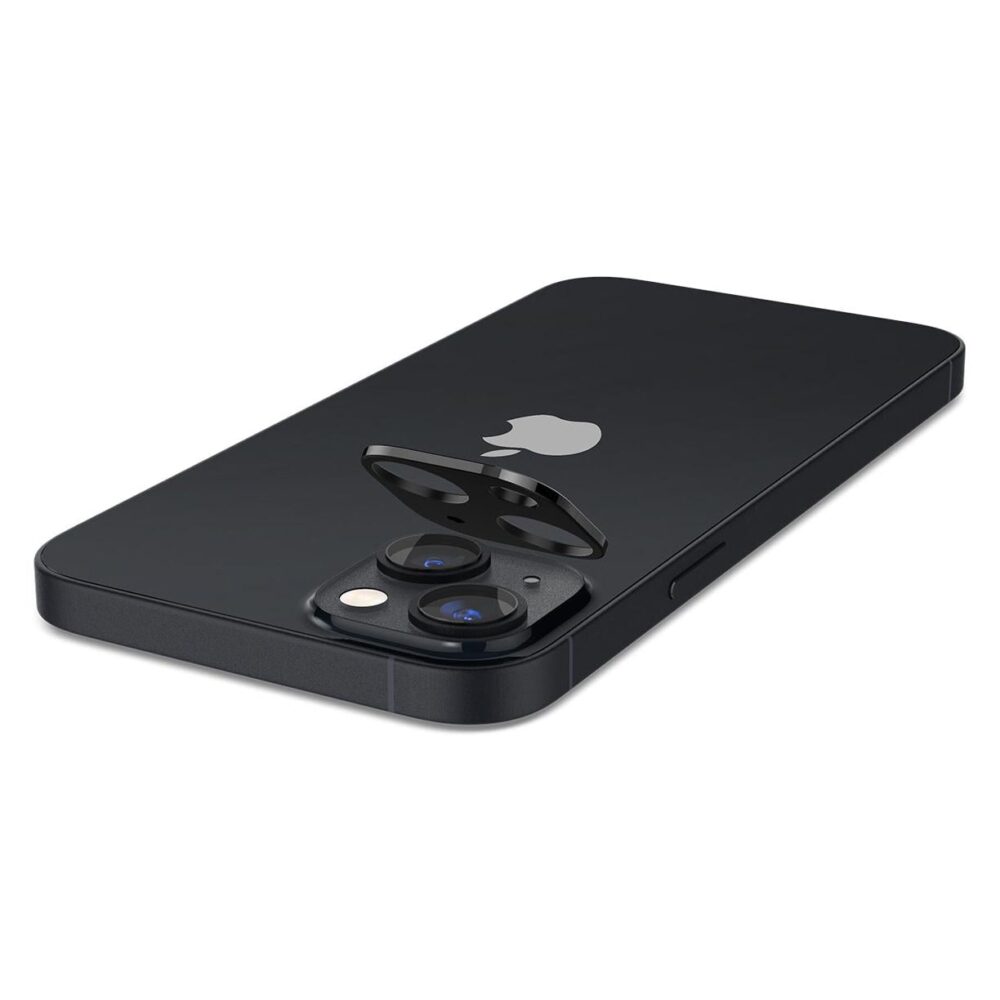 Spigen® (x2.Pack) GLAS.tR™ OPTIK AGL05274 iPhone 14 Plus / 14 Premium Tempered Glass Camera Lens Protector - Black