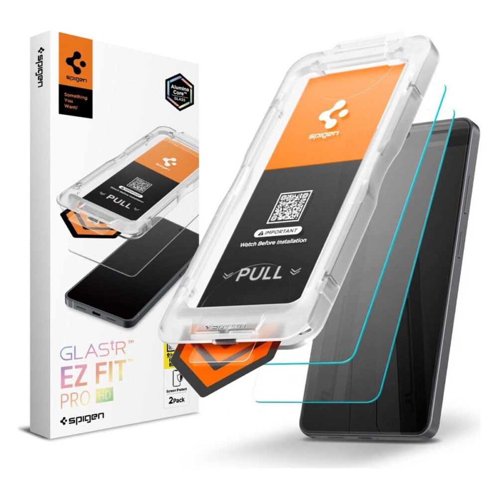 Spigen 2-Pack Glas.tR EZ Fit Pro HD Tempered Glass Screen Protector for Samsung Galaxy S26 Ultra - Crystal Clear