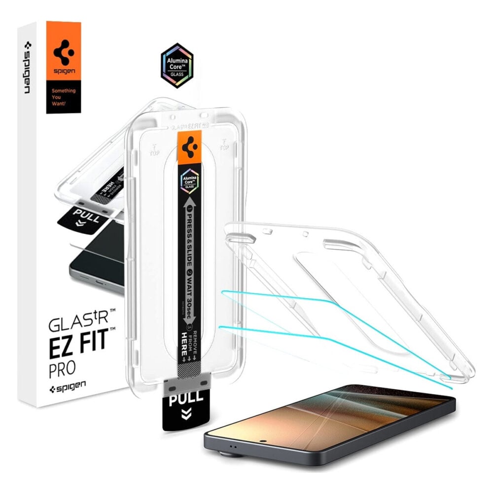 Spigen 2-Pack Glas.tR EZ Fit Pro Tempered Glass Screen Protector for Samsung Galaxy S26 Ultra - Crystal Clear