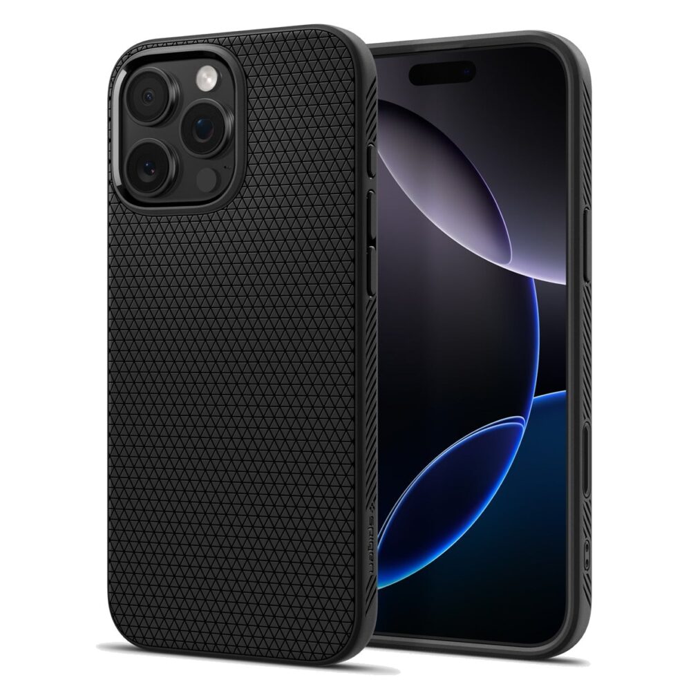 Spigen Liquid Air T MagSafe Case for iPhone 16 Pro - Matte Black