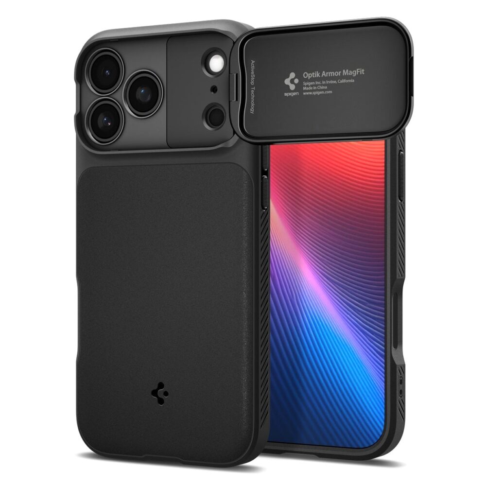 Spigen Optik Armor MagSafe Case for iPhone 17 Pro Max - Black