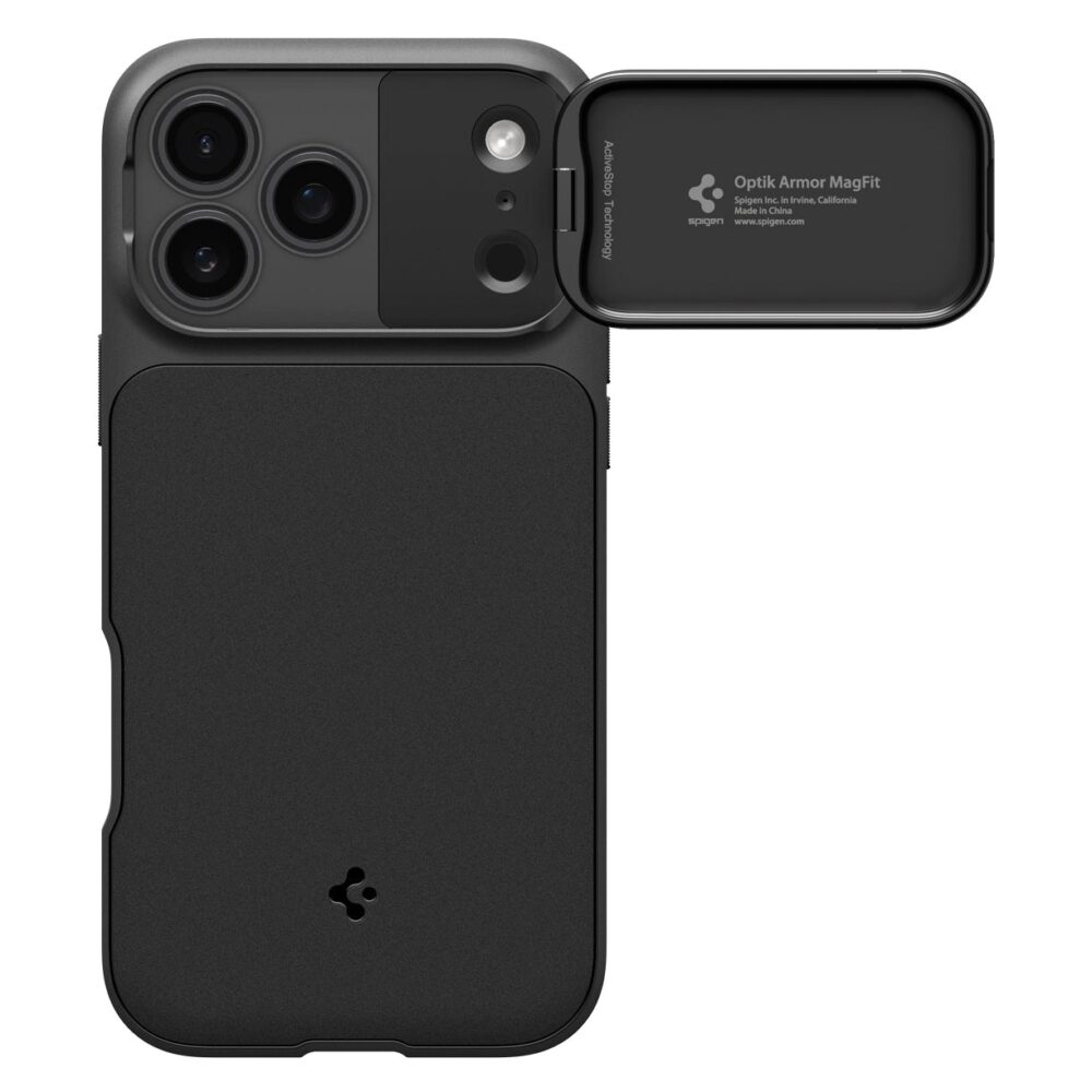Spigen Optik Armor MagSafe Case for iPhone 17 Pro Max - Black