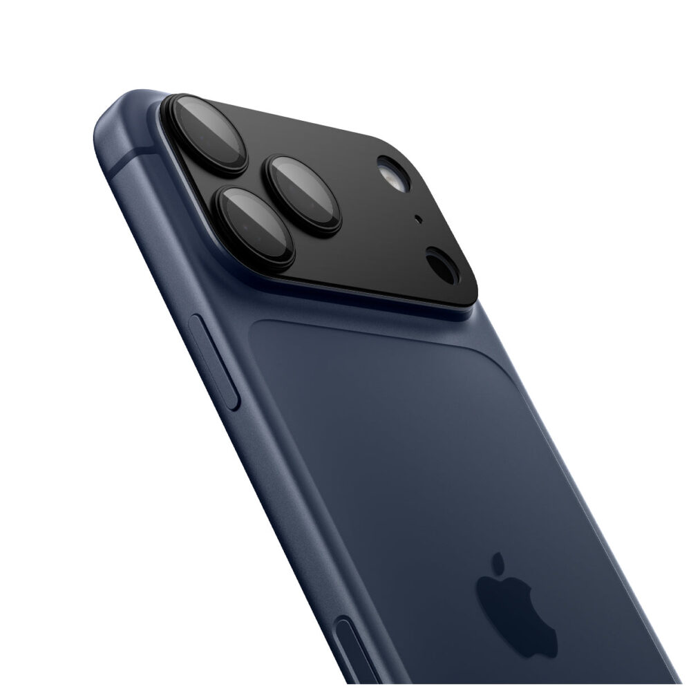 Spigen Glas.tR EZ Fit Optik Pro XL Tempered Glass Camera Lens Protector for iPhone 17 Pro - Black