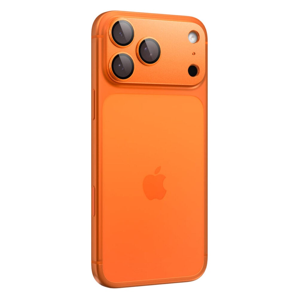 Spigen Glas.tR EZ Fit Optik Pro XL Tempered Glass Camera Lens Protector for iPhone 17 Pro Max - Orange