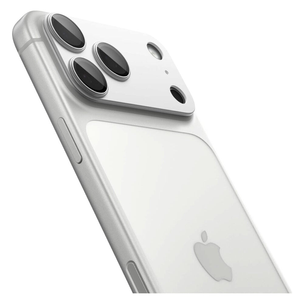 Spigen Glas.tR EZ Fit Optik Pro XL Tempered Glass Camera Lens Protector for iPhone 17 Pro - Silver