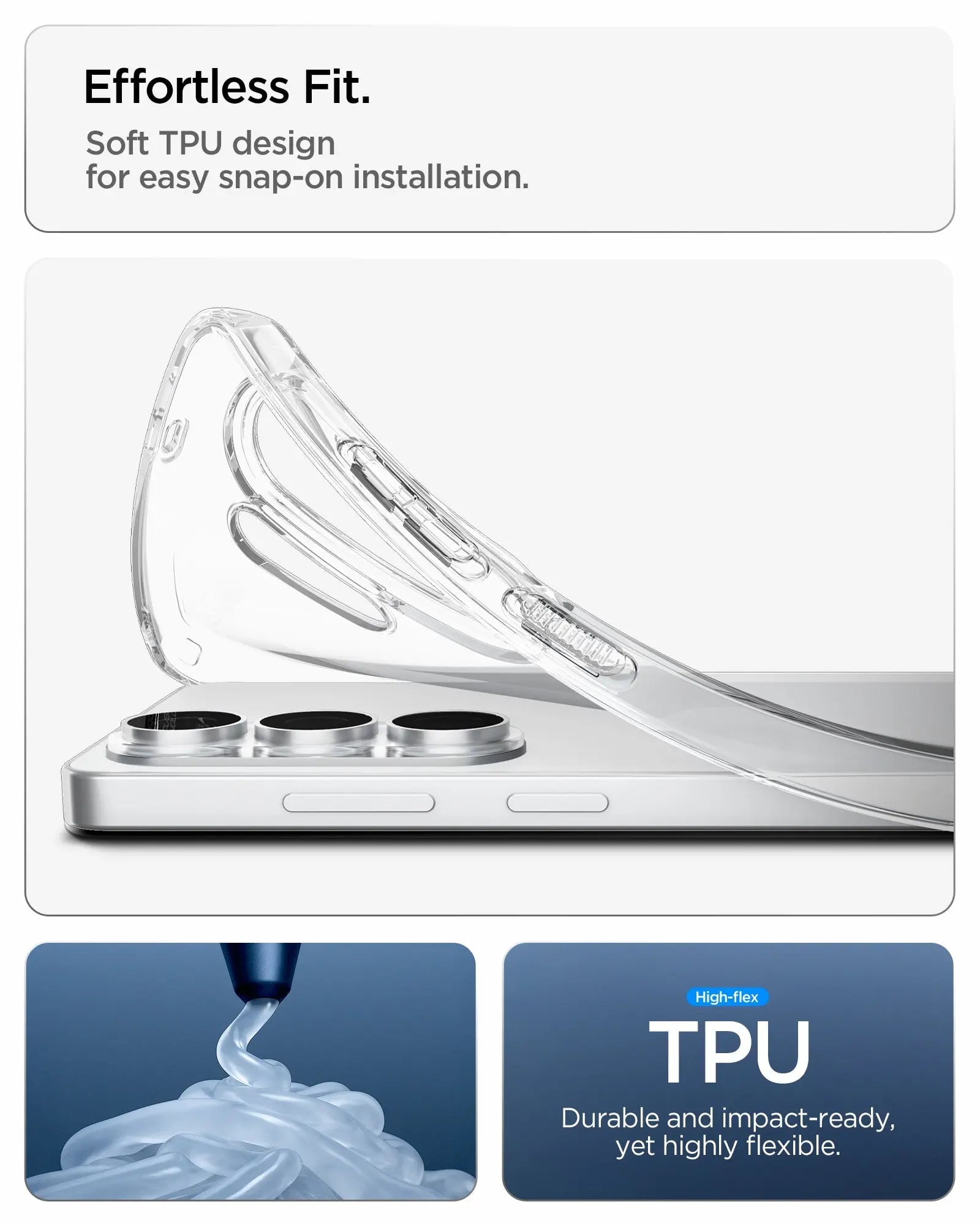 Spigen Liquid Crystal Case for Samsung Galaxy S26 Ultra - Crystal Clear