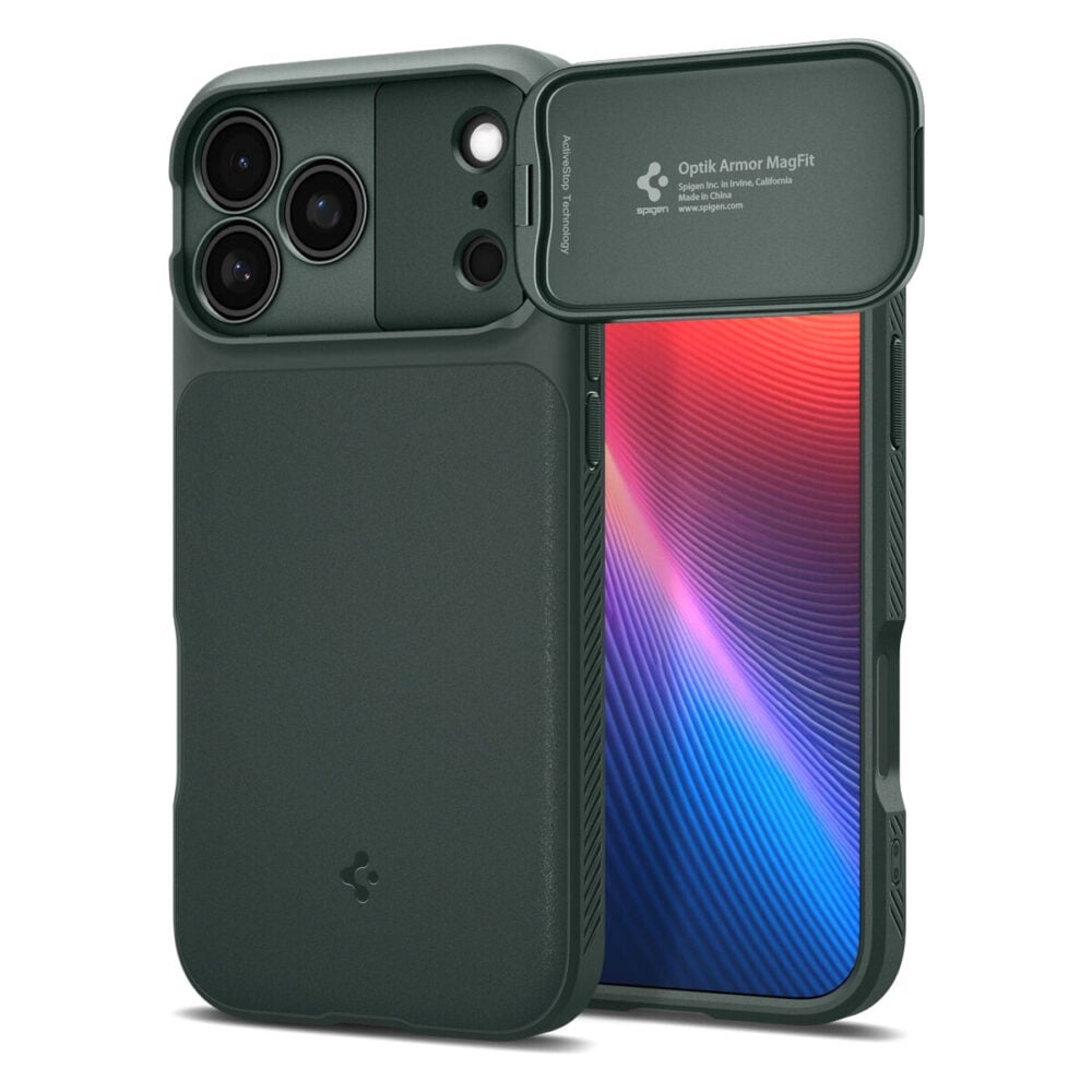 Spigen Optik Armor MagSafe Case for iPhone 17 Pro Max - Abyss Green