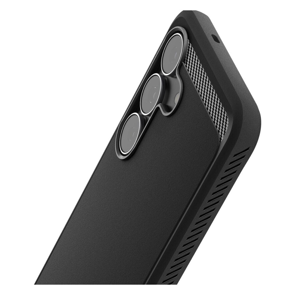 Spigen Rugged Armor Case for Samsung Galaxy S25 FE - Matte Black