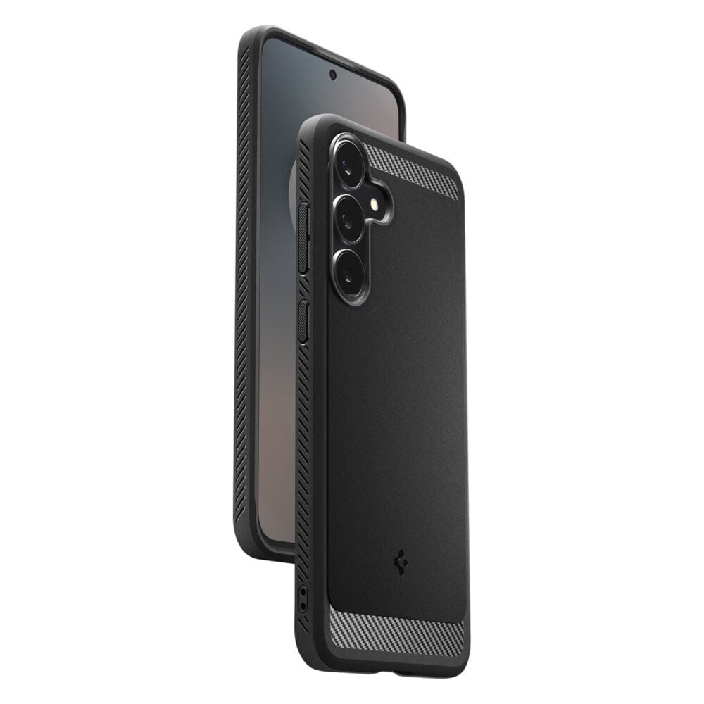 Spigen Rugged Armor Case for Samsung Galaxy S25 FE - Matte Black