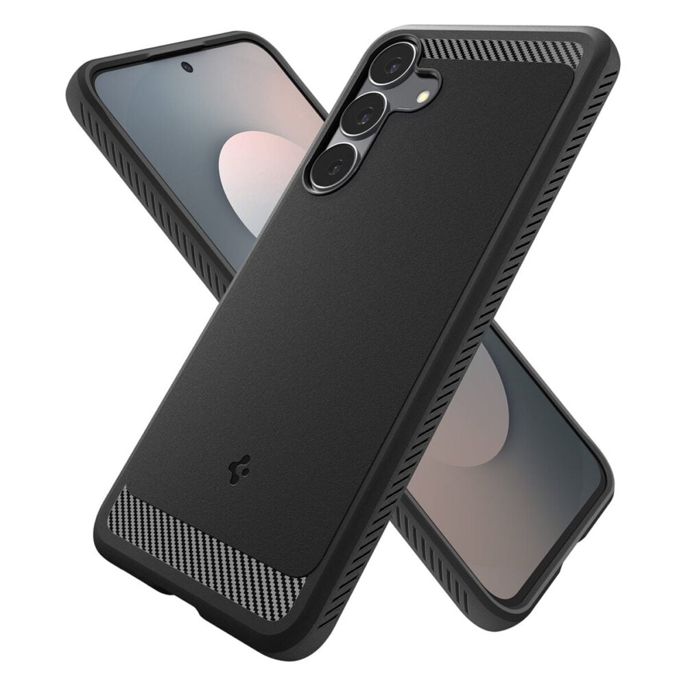 Spigen Rugged Armor Case for Samsung Galaxy S25 FE - Matte Black