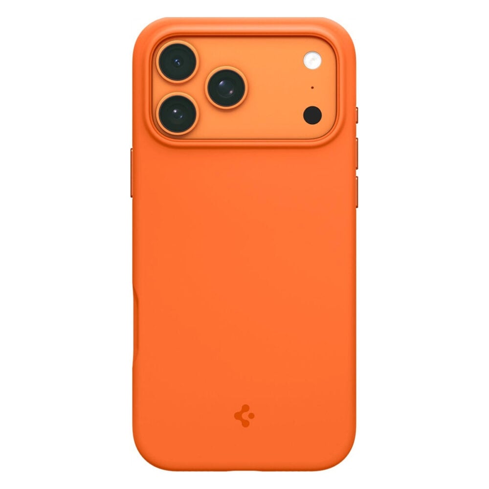 Spigen Silicone Fit MagSafe Case for iPhone 17 Pro Max - Cosmic Orange