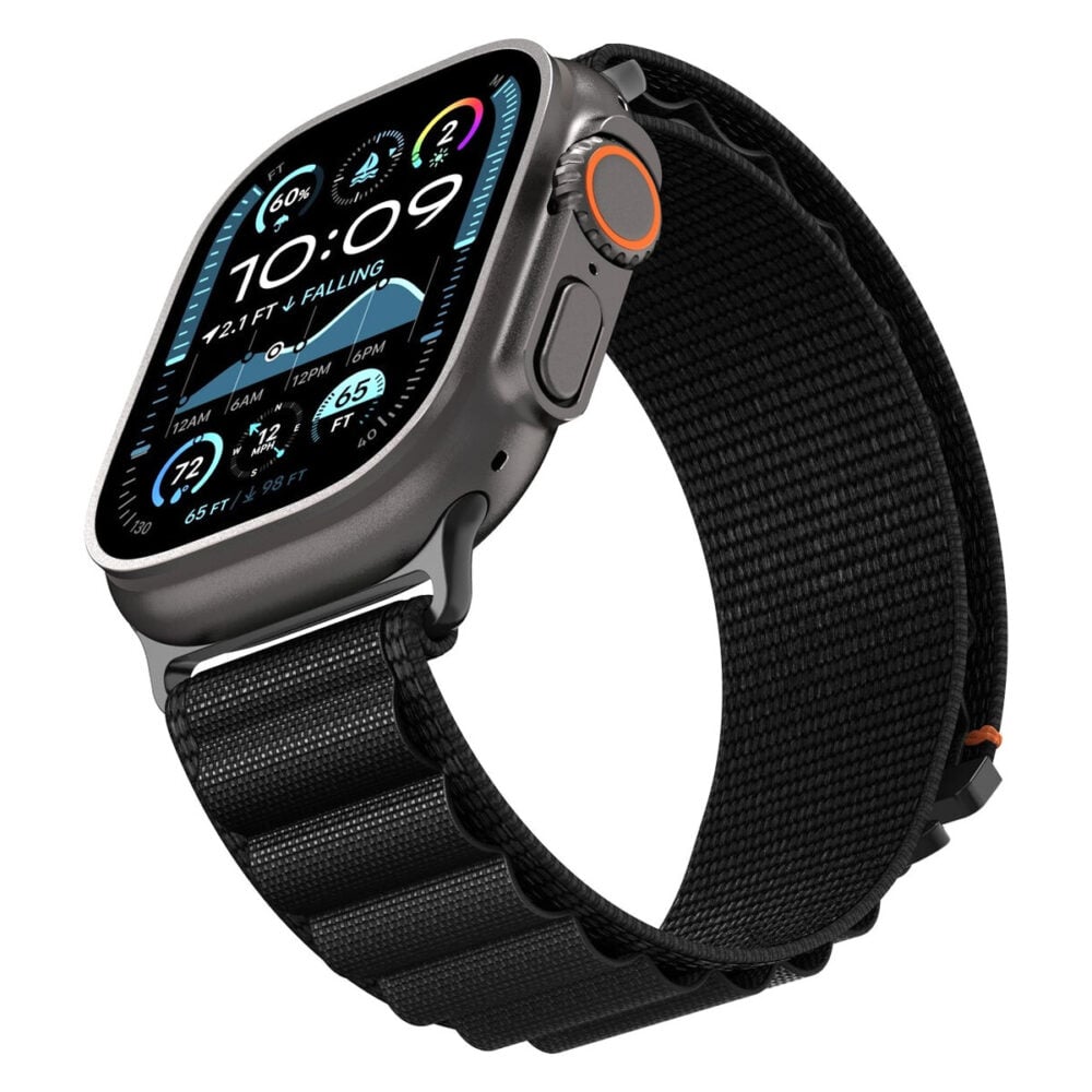 Spigen WBF1 Band for Apple Watch 49mm / 46mm / 45mm / 44mm - Black